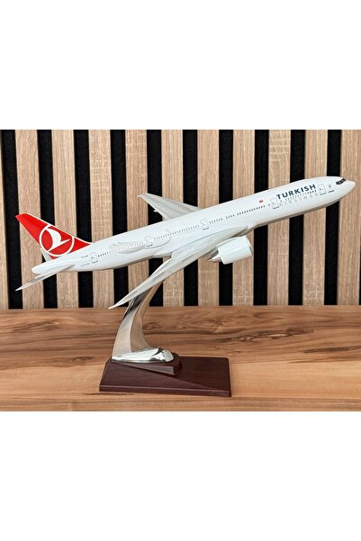 mykhediyevesanatatölyesi Metal Koleksiyonluk Uçak Standlı 32 Cm Özel Kutulu D...