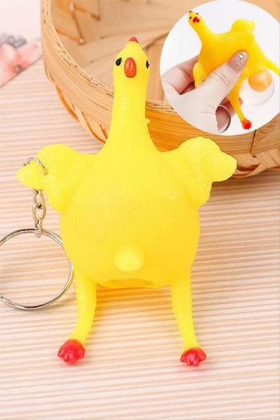 ZERO LAND Ilkeshop Tuk Silicone Keychain (220507) - Yellow