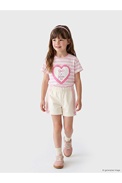 LC Waikiki I Girls' Bow Detailed Striped Shorts 2-Pack from Freezen Store