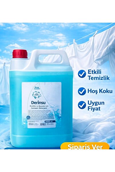 DERİNSU KİMYA RENKLİLER VE BEYAZLAR İÇİN ÇAMAŞIR DETERJANI