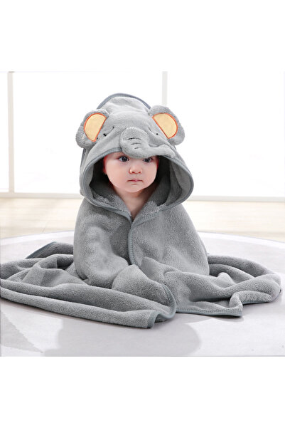 choice2 Little Elephant 1 Piece of Multifunctional Absorbent Baby Bath Towel,...