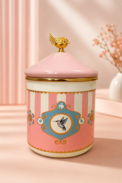 PR HOME Alaria Pink Enamel Spice Rack Set 12 cm