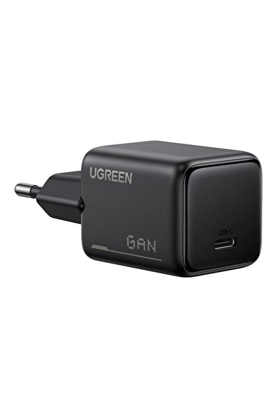 Ugreen 25W USB-C GaN Hızlı Şarj Adaptörü - Siyah