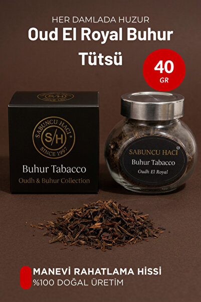 Sabuncu Hacı Oud El Royal Buhur Tütsü 30-40 Gr Elektrikli Buhurdanlık İçin Yo...