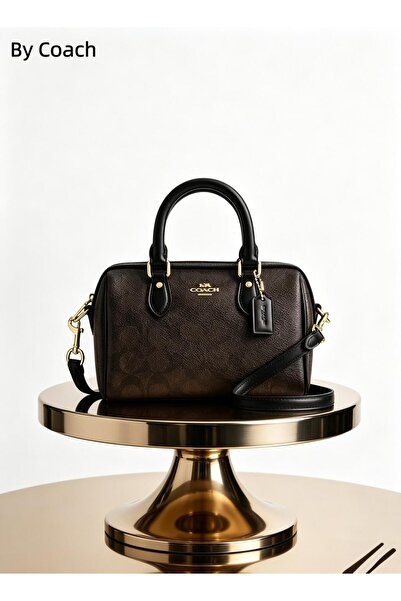 By Coach quilted leather shoulder bag Crossbody bag Handbag Messager Bag