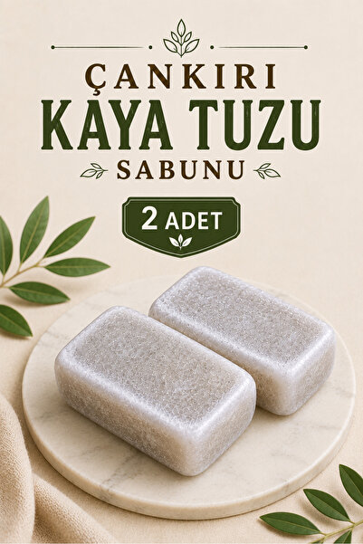 Bayguru 2’li Çankırı Kaya Tuz Sabunu Seti