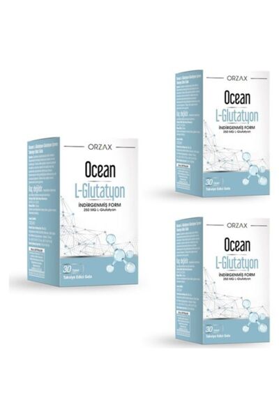 Orzax أوشن إل-جلوتاثيون 250 ملغ 30 قرص × 3 قطع