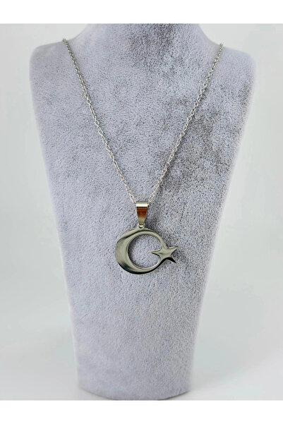 magicool Moon Star Steel Men's Necklace - Ekl0091