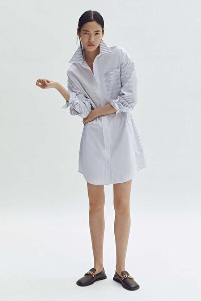 H&M Cotton poplin shirt dress