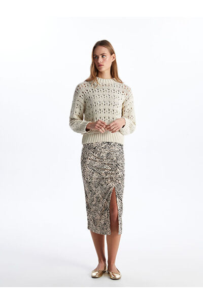 LC Waikiki Dar Fit Women's Gathered Skirt