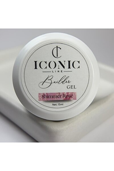 Iconic Line Builder Gel - Shimmer Rose - 15 ml