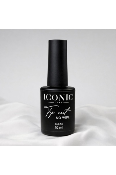 Iconic Line Top Coat No Wipe - Clear - 10 ml