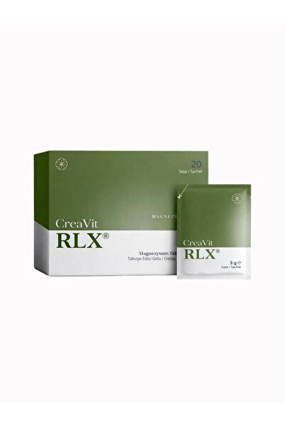 Creavit RLX Magnezyum Sitrat + B6 Vitamini 20 Saşe - Yüksek Emilim