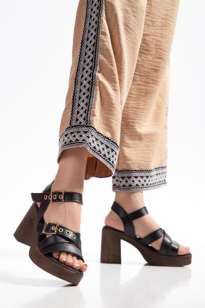 SUİNS SHOES Suins Lerasy Model Platform Heeled Sandals