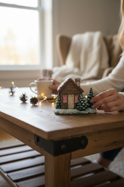 ozlora home Ev Şeklinde Dekoratif Tütsülük