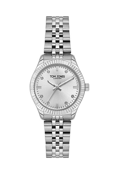 Tom Jones London Premium Series Minimal Design Stone Dial Steel Case Steel Ba...