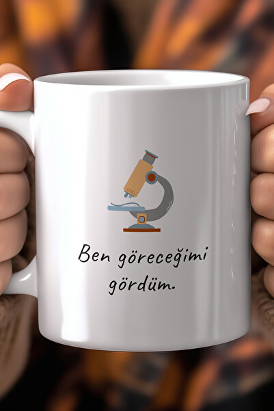 Mio Life 330ml Printed White Ceramic Mug Cup with Humorous Writing