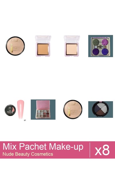 Makeup Set Mix 8 products Makeup Palettes: Glitter eyeshadow palette, Scanlon...