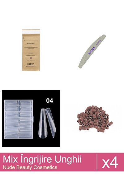 Makeup Set Mix 4 produse Ingrijire Unghii: Rezerve Smirghel, Set 20 Buc - abr...