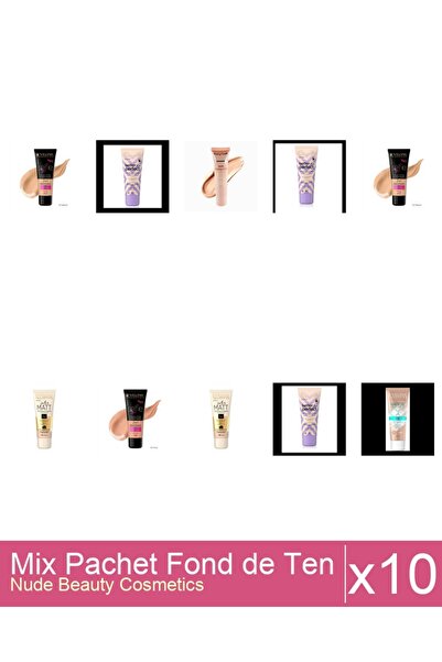 Makeup Set Mix 10 produse Fond De Ten: Eveline Better the Perfet, 03 ( light-...