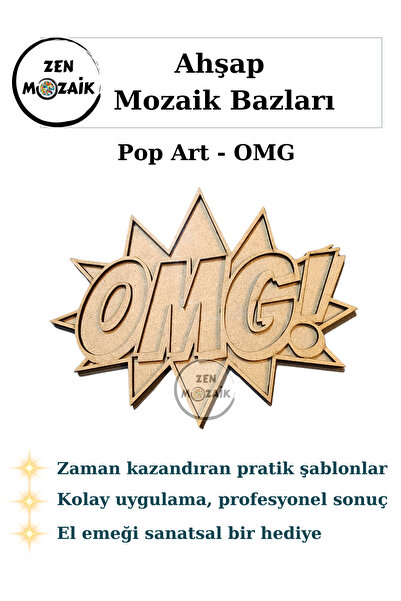 Zen Mozaik Kolay Mozaik Yapım Bazı | Boyama ve Mozaik Yapımına Uygun Hazır Şa...