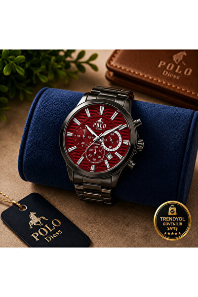 Polo diess erkek kol saati/tüm fonksiyonları aktif /su geçrime yok
