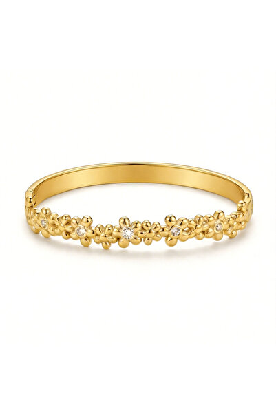 Choice1 Gold-color 58-60mm JP One Elegant Gold Color Snap Bracelet, Stainless...