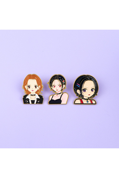 Choice Bandai 3pcs 3pcs Cute Girls Enamel Pin Cartoon Anime Brooch For Coat W...