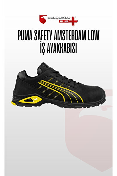 Selçuklu Plus Puma Safety Amsterdam Low Alüminyum Burunlu Kaydırmaz Tabanlı S...