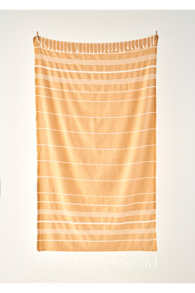 Bella Maison Alona Pamuklu Peştamal Hardal (90x160 cm)