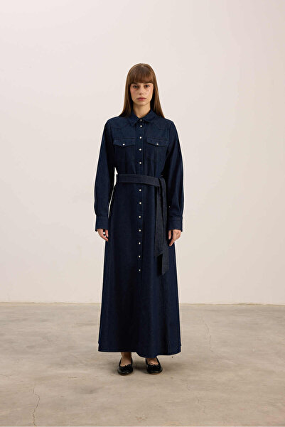 Beju be Midnight Denim Dress