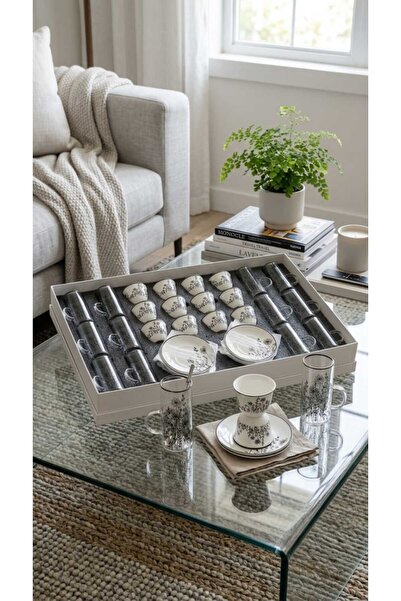 Generic Tea Cups and Saucers Coffee Cup Set with Elegant Design