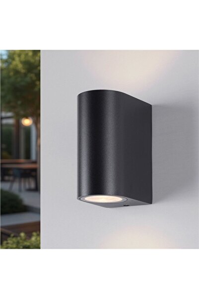 DELIGHT Aplica exterior negru IP44 max 5wx2xgu10 147x90x70mm