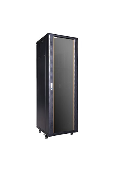 LanKATT 19" 42U 600x1200 server rack cabinet, equipped, floor-standing, metal...