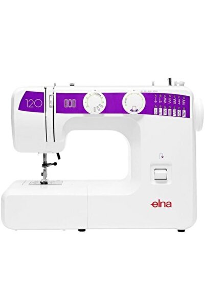 ELNA eXplore 120 sewing machine, 15 stitches, 4-step buttonhole, free arm whi...