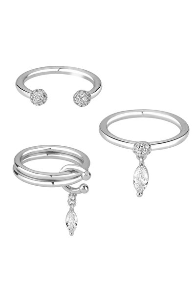 Merano Design Grape Rhodium Yüzük