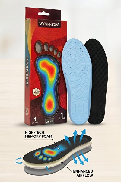Papuçsepeti Papuç Sepeti 5241 Ortopedik Rahat Memory Foam Hafızalı Ayakkabı İ...