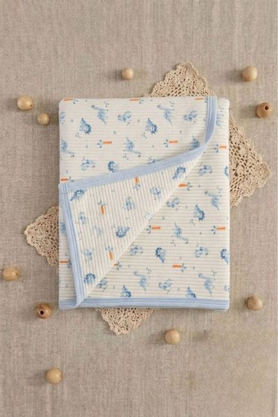 BenimBebek Double Layer Economical 80X90 Fabric Baby Blanket