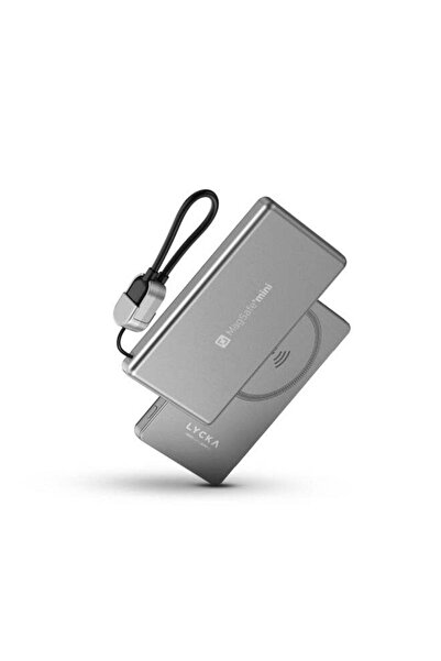 Lycka MagSafe Mini 5000mAh Magnetic Wireless Power Bank - 15W Wireless Chargi...