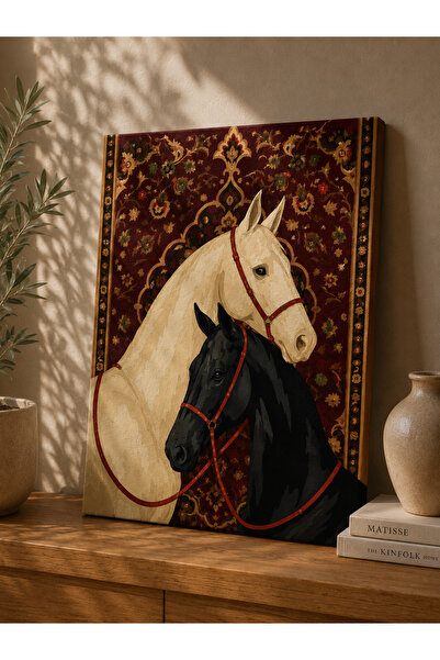 LUNA DİZAYN Sayılarla Boyama 40x50 cm Tuval Seti - Boyaları Ve Fırçaları Dahi...