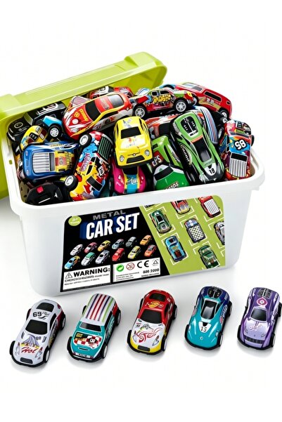 Unbranded/Generic 🚗 مجموعة سيارات لعبة للأطفال من السبائك المعدنية (30 قطعة/...