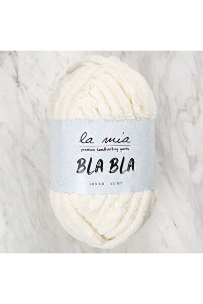 LA MİA YARNS La Mia Bla Bla Krem pređa za ručno pletenje - LB002