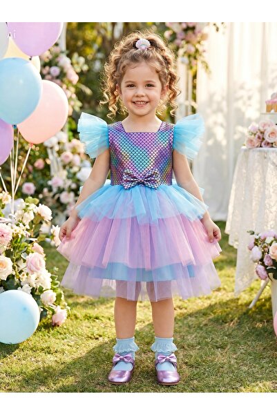 Baby Clime Denizkızı Sahne Gösterisi Parti Elbisesi