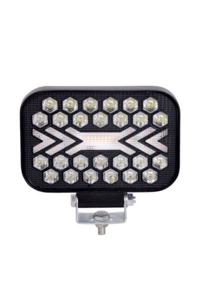 Led Light Alex Proiector LED oval cu DRL 9-80 V, Alb-Galben, Carcasă din alum...