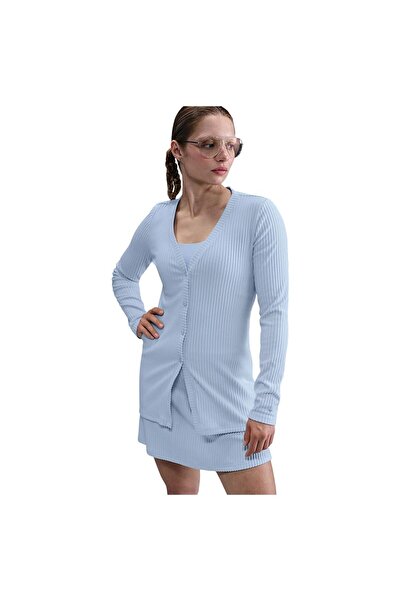 Nike Women's Sportswear Chill Knit Ribbed Cardigan S