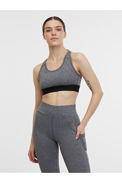ORSAY Sutien sport gri, cu model neuniform, pentru femei