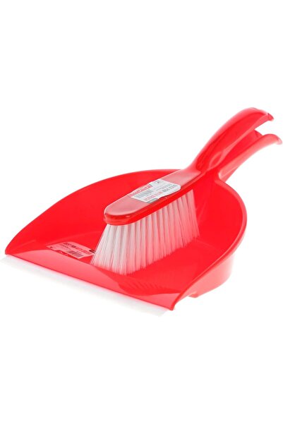 DELCASA DC1398 Dust Pan & Brush Set - Hand Broom with Synthetic Stiff Bristle...