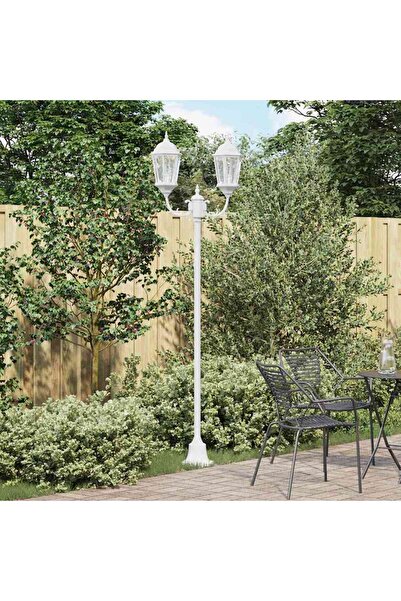 vidaxl Garden light White 68 x 20 x 235 cm Aluminum and glass