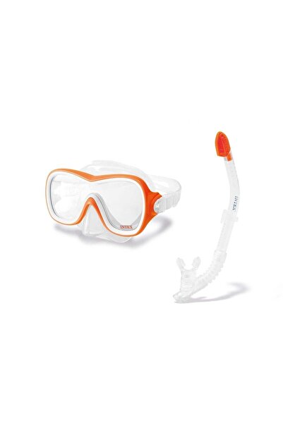 WOWMOMKIDS Ig55647 طقم الغوص (قناع وغطاسة أنف) - برتقالي