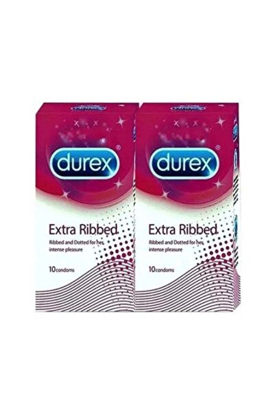 Durex Play Durex Pack of 2 - Extra Ribbed Condoms